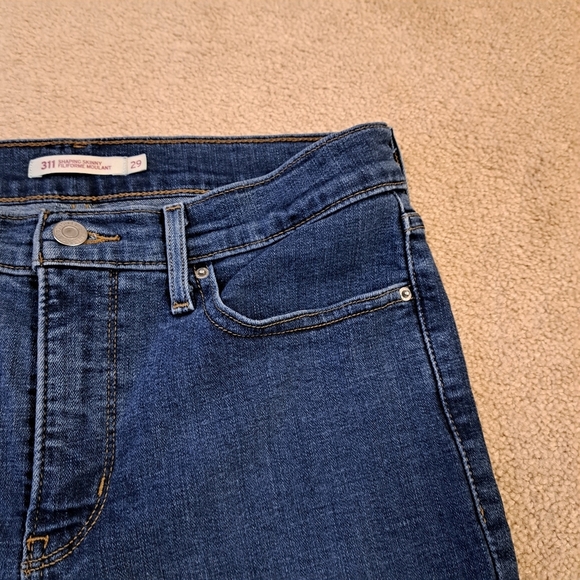 Levi's 311 Jeans Womens 29 Blue Shaping Skinny Stretch Denim - Picture 4 of 12